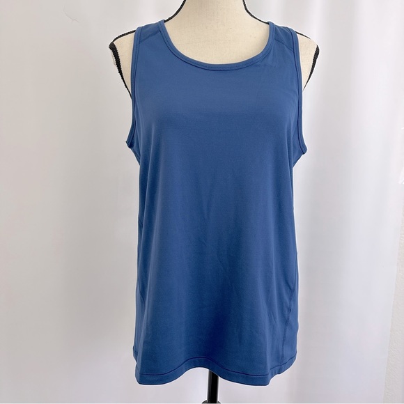 Women’s 90 Degree Blue Performance Tank Top Size L - Picture 1 of 2